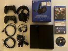PlayStation 4 Console (CUH-1001A) w/ Controllers, Games, Headset, Camera & Cords