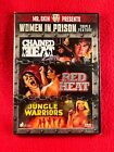 SEE PHOTOS Women in Prison Triple Feature DVD BRAND NEW Chained Heat Red Jungle