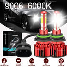 4-Sides Combo 9006 HB4 LED Headlight Bulbs High/Low Beam Super Bright White Kit (For: Chevrolet S10)