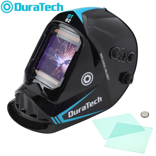 DURATECH Welding Helmet Large View True Color Auto-Darkening Welder Helmet Solar