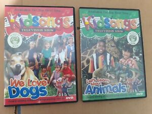 Kidsongs television show PBS kids- We love dogs, Animals (2 DVDs, 2006 [1997)