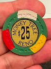 $25 CLASSIC MONEY TREE CASINO CHIP RENO NEVADA GAMBLING TOKEN TRK SMALL CROWN