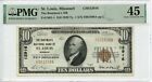1929 Ty. 1 $10 St. Louis MO National Boatmen's NB CH#12916 Fr#1801-1 PMG CH XF45