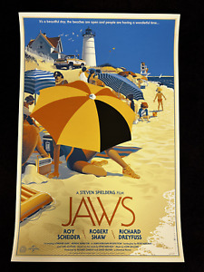 JAWS Mondo poster screenprint (24/525)  LAURENT DURIEUX 2013