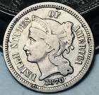 1870 Three Cent Nickel Piece 3C Ungraded Choice US Type Coin CC21315