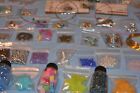 HUGE Lot Beads/Jewelry Making Supplies 50 'Bags' 100% NEW - UNIQUE LOTS! +XTRAS