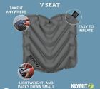 Klymit V Seat, Lightweight Inflatable Travel Cushion For Camping & Backpaking