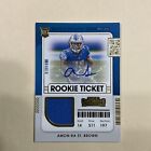 2021 Panini Contenders Football Amon-Ra St. Brown Rookie Ticket Auto RSV-ASB RPA