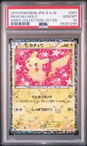 Pokémon TCG: Pikachu 007/020 PSA 10 Shiny Collection 2013 1st Edition Japanese