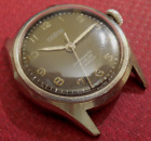 Vintage 1940s TOURIST 17 J. Stainless Steel Military Swiss Running Wristwatch