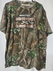 Realtree Camouflage T Shirt Meat Eaters Supper Club Size Mens XL