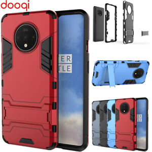 For OnePlus 7T Luxury Ultra Slim Shockproof Hybrid Armor Stand Shell Case Cover