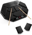 Donner Electronic Drum Set, Electric Tabletop Drum Kit Pad Portable  DED-50T