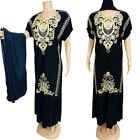 Oversize Kaftan Dubai Abaya Caftan Muslim Short Sleeve Dress With Hijab Ramadan