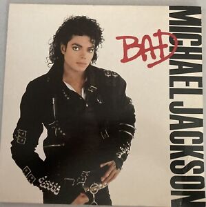 Michael Jackson Bad [Vinyl] (OE40600) 1987 Original Press W/lyrics Sleeve