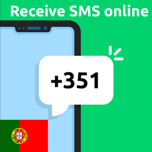 Receive sms online with a Portuguese +351 phone number. online SMS no SIM needed