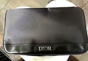 NEW! Christian DIOR Backstage 4 Brush VIP SET ~ Cosmetic Pouch Bag Case ~ Black