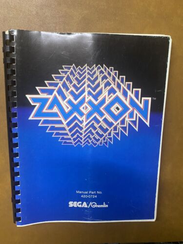 Original 1982 Sega/Gremlin Zaxxon Arcade Video Game Manual Schematics 131 Pages