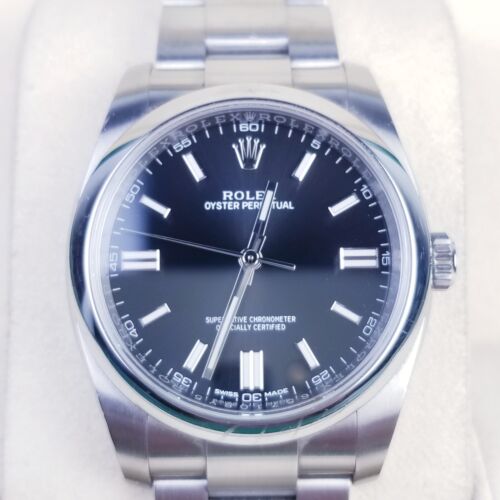 Rolex Oyster Steel 36mm Men's Watch 116000 size 7-7.25 inches COMPLETE WITH BOX