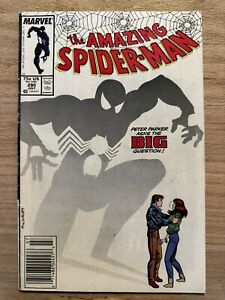 Amazing Spider-Man 290 Newsstand Peter Parker proposes to Mary Jane