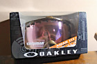 2014 Oakley Crowbar Snow Asian Fit Goggles Neon Rhone w/ VR50 Pink Iridium Lens