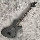 4 String Electric Bass Guitar Solid Body Maple Neck Active Pickup in Stock