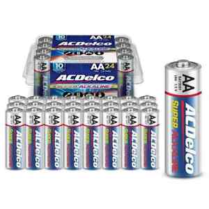 ACDelco AA Super Alkaline Batteries, 24-Count , Free Shipping