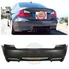 E90 M3 STYLE REAR BUMPER FOR BMW 3 SERIES 335 2006-11 QUAD TWIN EXHAUST NO PDC (For: 2006 BMW)