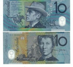 Australia $10.00 Dollar Bank Note Circulated Valid Currency Australian