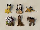 Vintage Disney Trading Pin Lot Dog Canine Set Lanyard Pin Series Tramp Trusty