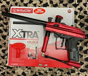 NEW Kingman Spyder Xtra Semi-Auto Paintball Gun - Gloss Red