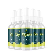 5 Pack - Keyslim Supplement Drops, Full Body  Management, Formula Liquid Drops