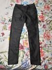 Womens Black Faux Leather Trousers Size 10 Dorothy Perkins