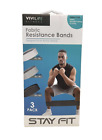 New ListingVIVILIFE Fitness Fabric Resistance Bands Set ~ 3 Pack Weights STAY FIT