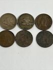 Pennie's 1857, 1858, 1864, 1868,1869. 1871 Flying Eagle One Cent Indian