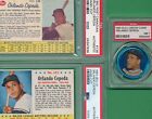 CEPEDA LOT 3) ORLANDO 1965 COIN 1962 POST CANADIAN 1963 JELL-O PSA GRADED *TPHLC