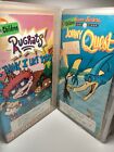 Children’s VHS Lot - Johnny Quest & Rugrats Ex-Library VHS