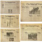 5 Issues 1918 WW1 US AEF Stars And Stripes Newspaper FRANCE Suffrage PROHIBITION