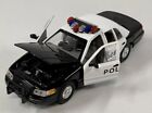 *NEW* Welly 1:24 Diecast Car 1999 Ford Crown Victoria Police Red/Blue Light Bar