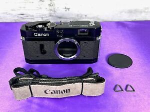 CLA'd [MINT] Canon P Repainted Black Rangefinder Film Camera L39 From JAPAN