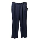 NWT SAG Harbor Sport in Action Navy Blue Pants Size 14