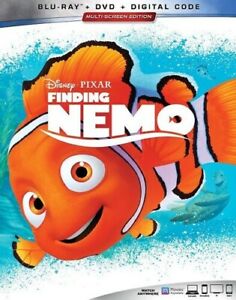 NEW - Finding Nemo (Disney / Pixar Blu-ray + DVD + Digital 2003)