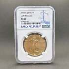 New ListingEstate 0.999 Fine 2022 Gold Eagle $50 Coin NGC MS70
