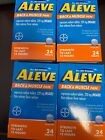 96-ALEVE BACK & MUSCLE PAIN NAPROXEN SODIUM 220 MG 24 CAPLETS EACH NEW 06/2024