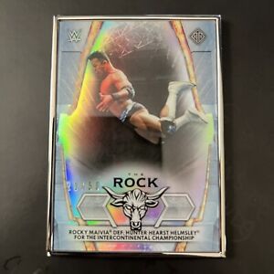 THE ROCK 2021 Topps WWE Transcendent Collection DJ-2 LEGENDS TRIBUTE 21/50