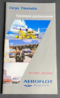Aeroflot Cargo Timetable Effective October 28, 2001