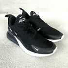 Nike Air Max 270 Women's Running Shoes Size 8 Black White Sneakers