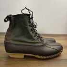 L.L. Bean Maine Hunting Shoe Men's Size 12 Green Brown High Top Duck Boots 26290