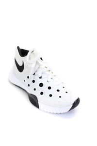 Nike Womens Nike Zoom White/Black Grommet Athletic Sneakers Shoes Size 6