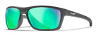 Wiley X Kingpin Captivate Polarized ANSI Safety Sunglasses Green Mirror Lenses
